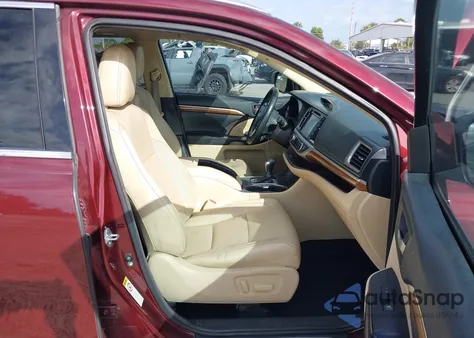 2017 Toyota Highlander Limited from USA, damaged, VIN 5TDYZRFH5HS221354